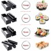 10 PCS Super Sushi Maker, DIY Sushi Roll Mold Set - Beginner Easy Sushi Making Kit (Black)